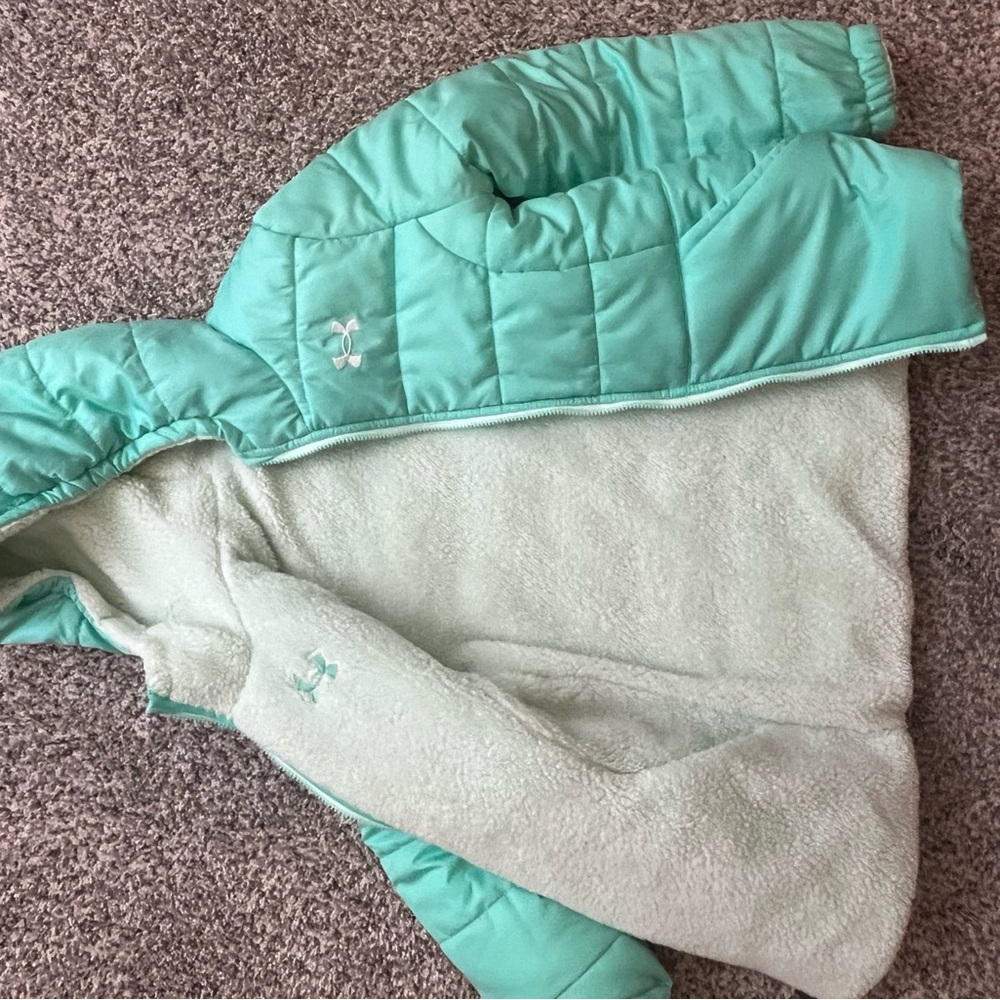 Under Armour Kids Jacket in Mint Green